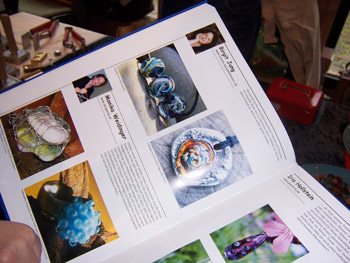 Glas...Perlen...eigenART - Buchseite